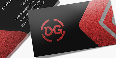 Metallic Business Cards